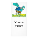 hora de retirar el dinosaurio de trabajo viejo diseños de tarjetas publicitarias