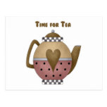 Hora para el té postal