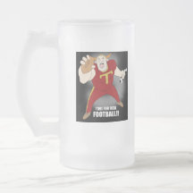 Hora para la taza de cerveza real del fútbol