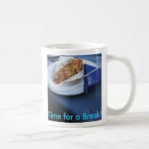 ¡Hora para una rotura! Tazas De Café