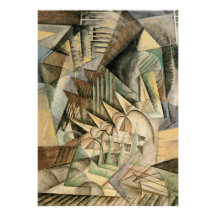 Hora punta, Nueva York de Max Weber, cubismo del v Comunicados Personalizados
