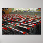 Hora punta para las carretillas que hacen compras  impresiones