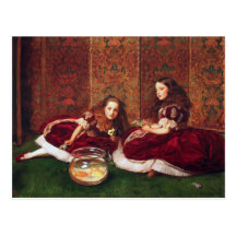 Horas del ocio - John Everett Millais Postal