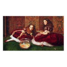 Horas del ocio - John Everett Millais Tarjetas De Visita
