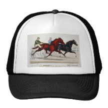horce que compite con el chariout gorras