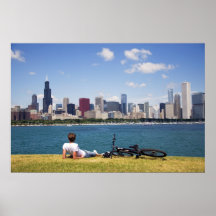 Horizonte de Chicago Posters