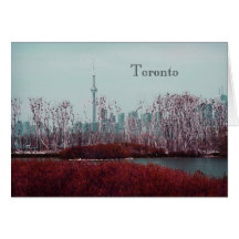 Horizonte de la primavera de Toronto Tarjeton