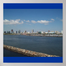 Horizonte de Long Beach Posters