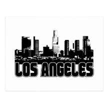 Horizonte de Los Ángeles Tarjeta Postal