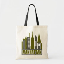 Horizonte de Manhattan con los recortes, el gris y Bolsas