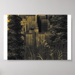 Horizonte de Manhattan Posters