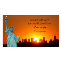 Horizonte de Midtown Manhattan, New York City Tarjeta Personal