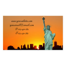 Horizonte de Midtown Manhattan, New York City Tarjetas De Visita