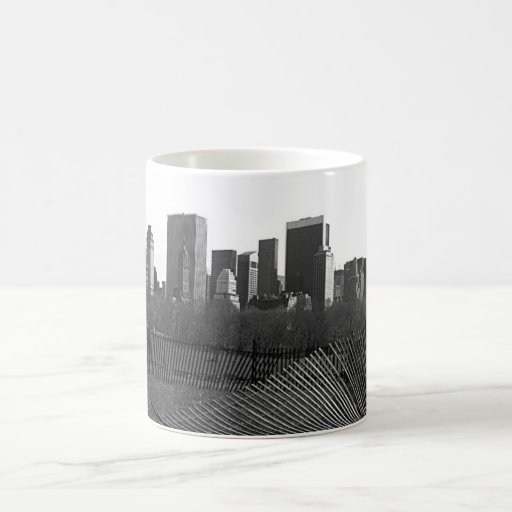 Horizonte de New York City del Central Park Tazas De Café