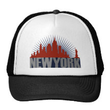 Horizonte de New York City Gorras De Camionero