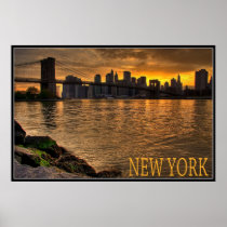 Horizonte de Nueva York posters
