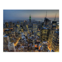 Horizonte de Nueva York Tarjetas Postales