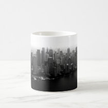 Horizonte de Nueva York tazas