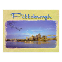 HORIZONTE DE PITTSBURGH TARJETAS POSTALES