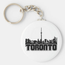 Horizonte de Toronto Llaveros Personalizados