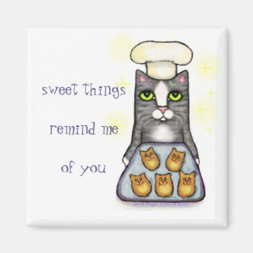 Hornada dulce del gato del cocinero iman