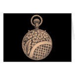 Horometría antigua Steampunk del reloj de bolsillo Felicitación