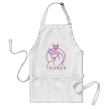 Horóscopo del zodiaco del tauro delantal