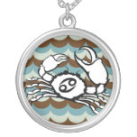 Horóscopo Neckalce de la astrología del cáncer Joyeria Personalizada