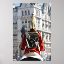 Horseguards de servicio en Londres Impresiones