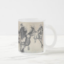 Horses running tazas