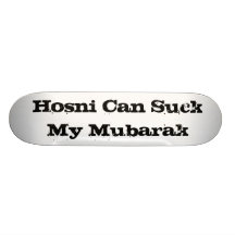 Hosni puede chupar a mi Mubarak Monopatín