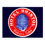 Hotel 1930 Bristol Cuba Tarjeta Postal