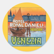 Hotel Danieli real de Venezia Etiquetas
