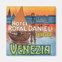 Hotel Danieli real de Venezia Imán Para Frigorífico