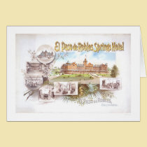 Hotel de El Paso de Robles Springs tarjetas