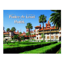 Hotel de Ponce de León, St Augustine, la Florida Postales