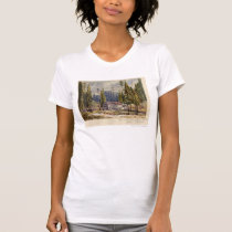 Hotel en la arboleda de los árboles de Mamoth camisetas