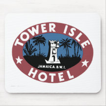 Hotel Jamaica de la isla de la torre Alfombrillas De Ratón