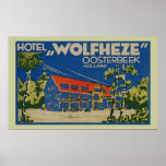 HOTEL WOLFHEZE OOSTERBEEK HOLANDA POSTER