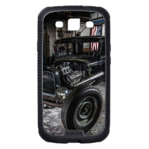 Hotrod en una caja de la galaxia de Samsung del ga