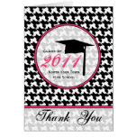 Houndstooth/la graduación de las rosas fuertes le  felicitación