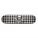 Houndstooth negro y blanco Rogelio alegre Patinetas Personalizadas