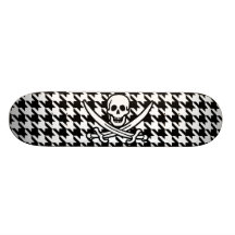 Houndstooth negro y blanco Rogelio alegre Patinetas Personalizadas