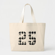 Houndstooth número 25 bolsas de mano
