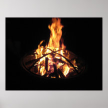 Hoyo del fuego impresiones