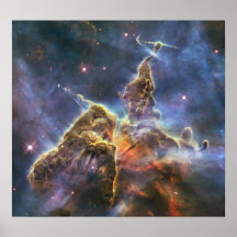 Hubble captura vista de la "montaña mística" poster
