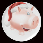 Hucha de los ahorros del navidad platos
