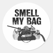 Huela a mi pegatina del bolso
