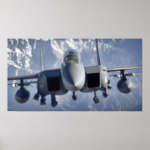 Huelga Eagle de F-15E Poster