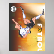 Huelguista de Futbol Posters